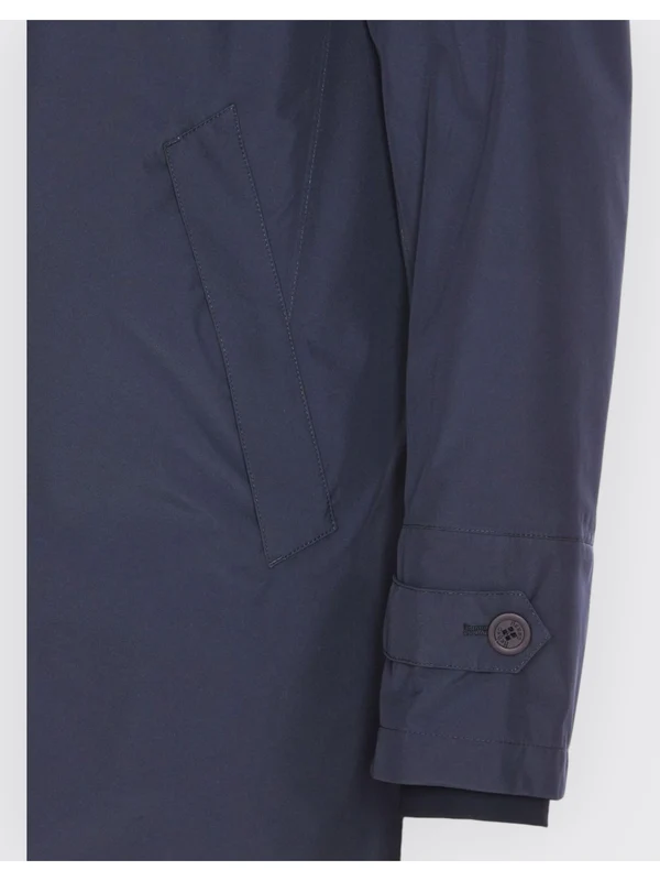 Collar Button-Up Single Half Coat - Image 3