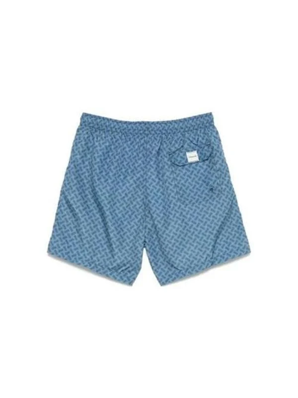 Graphic Pattern Drawstring Swim Shorts - Image 2