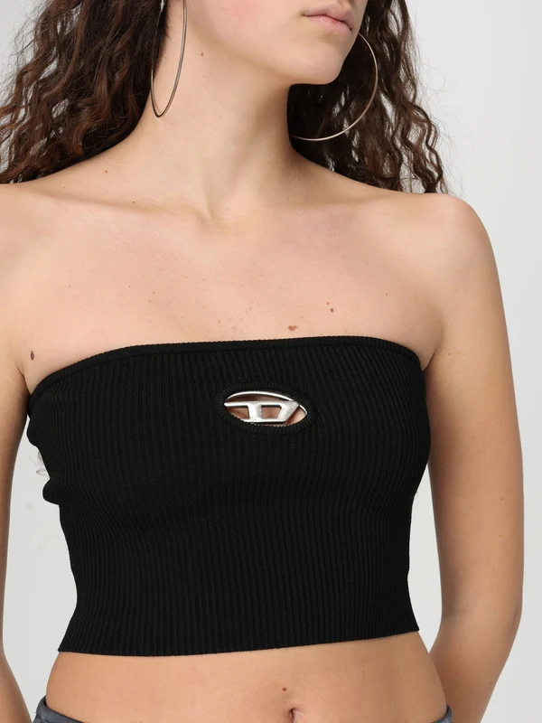 Cutout Logo Crop Tank Top - Image 4