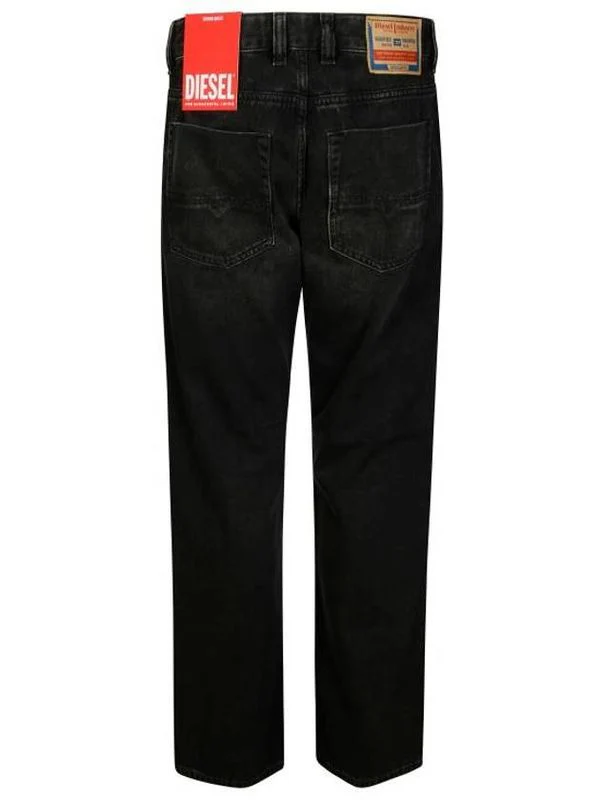 Back Logo Patch Denim Pants - Image 2