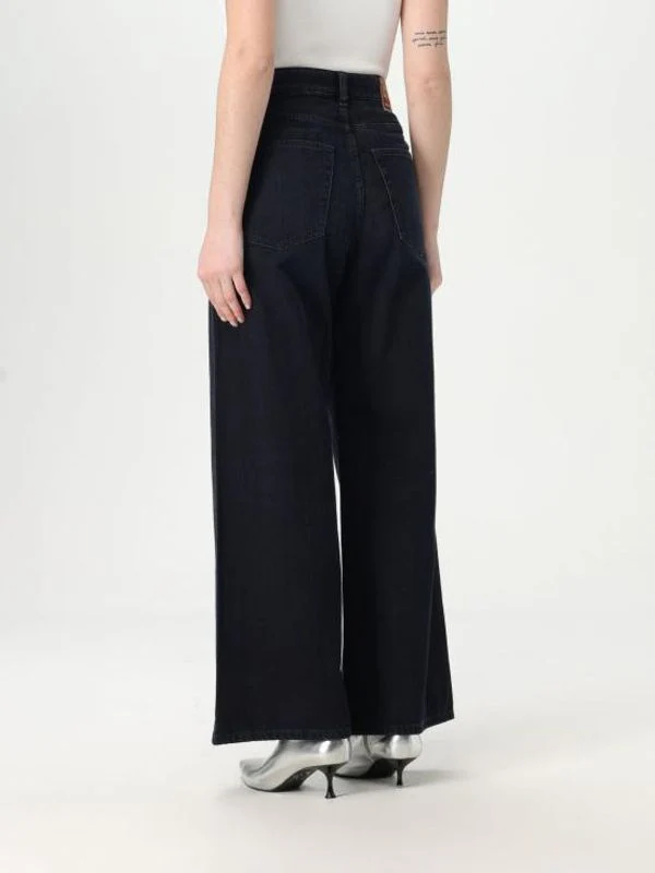 Back Logo Patch Denim Pants - Image 2