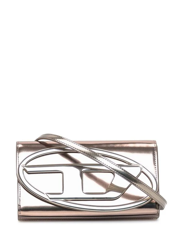 1dr Logo Metallic Leather Woc Bag - Image 2