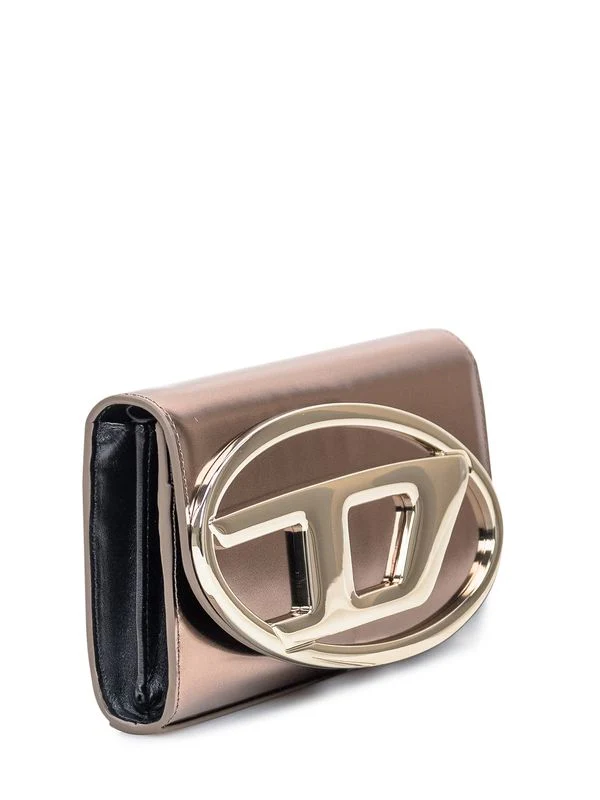 1dr Logo Metallic Leather Woc Bag - Image 3