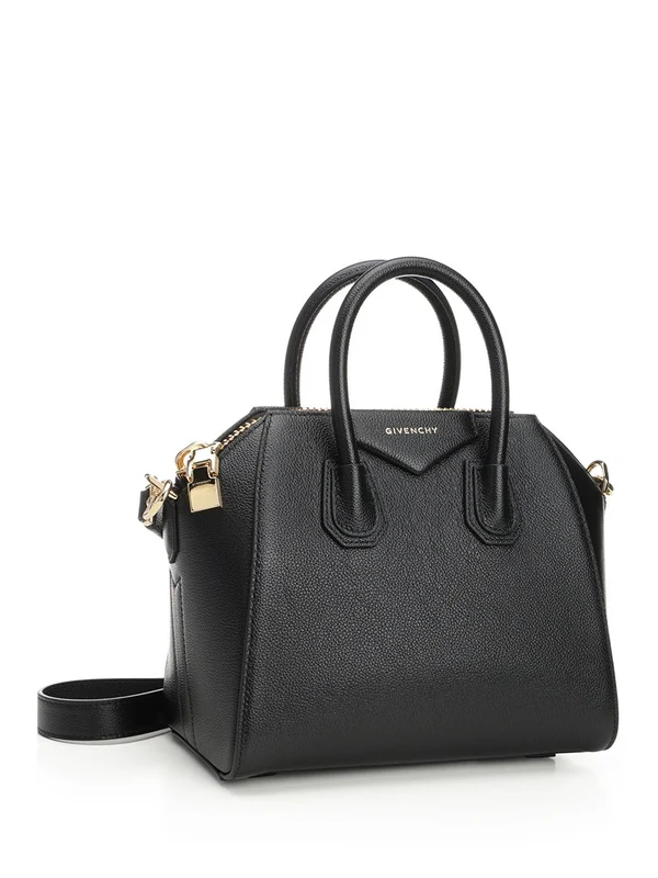 Antigona Mini Leather Tote Bag - Image 2