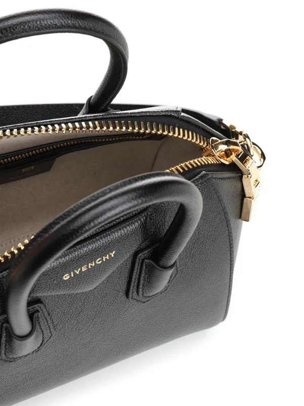 Antigona Mini Leather Tote Bag - Image 4