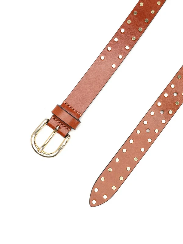 Zap Studded Leather Belt - Image 2