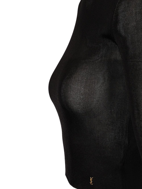 Cassandre Logo Short Sleeve Top - Image 4