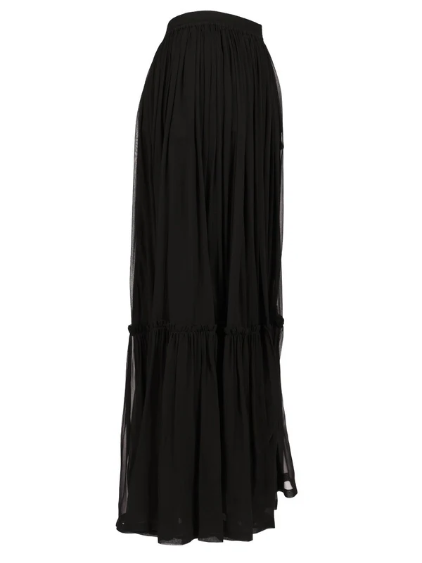 Long Silk Skirt - Image 3