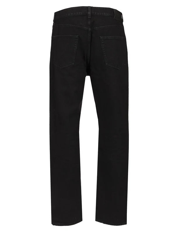 Straight Cotton Denim Pants - Image 2