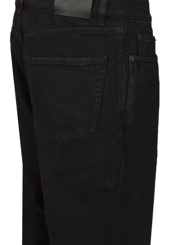 Straight Cotton Denim Pants - Image 4
