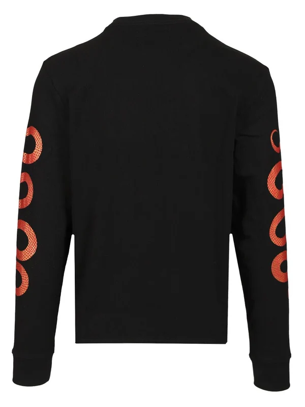 Snake Printed Sweatshirt - Image 2