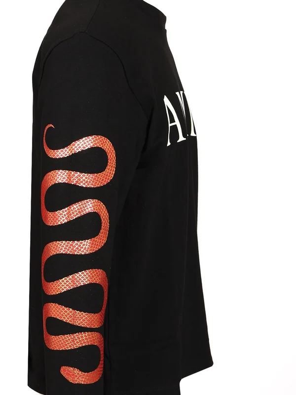 Snake Printed Sweatshirt - Image 4