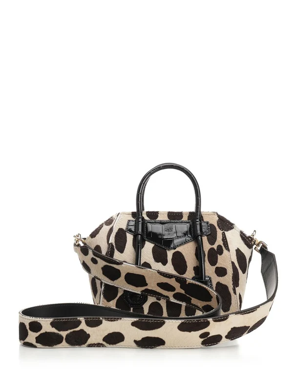 Antigona Toy Leather Tote Bag - Image 3