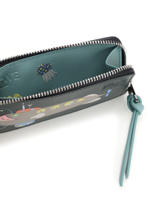 Submarine Anagram Leather Card Wallet - Image 4