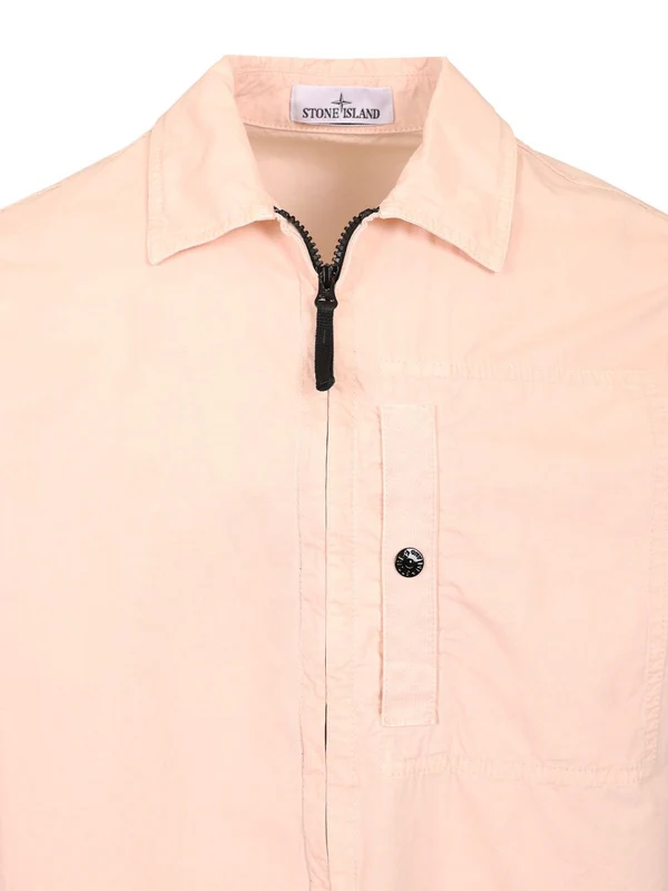 Wappen Patch Cotton Over Shirt Jacket - Image 3
