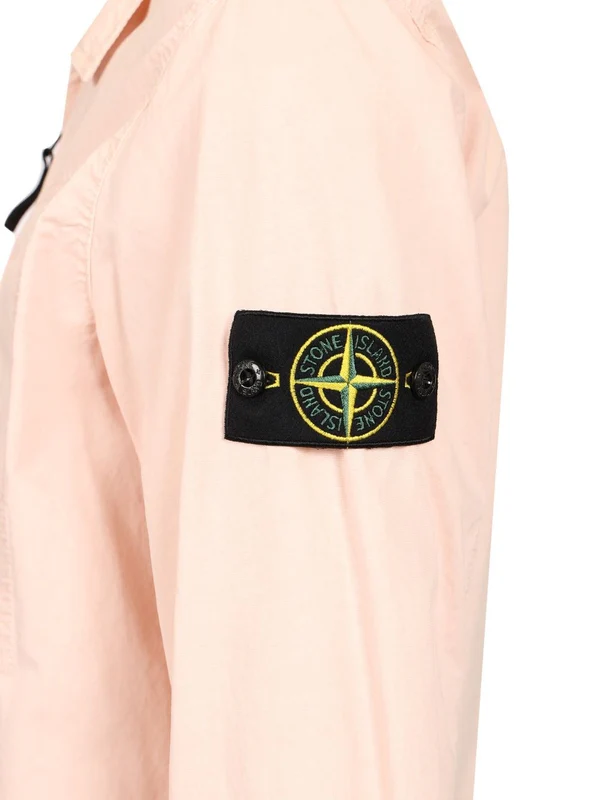 Wappen Patch Cotton Over Shirt Jacket - Image 4