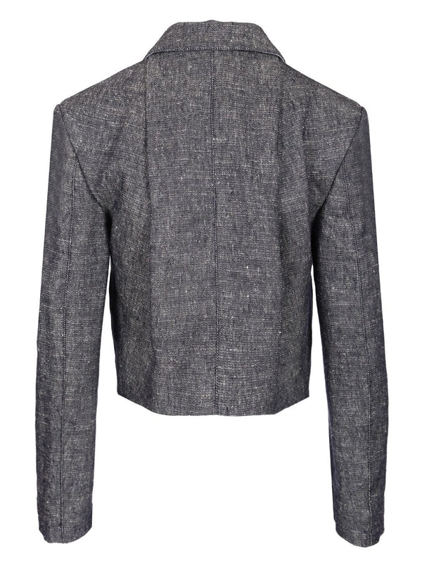4G Linen Blend Short Jacket - Image 2