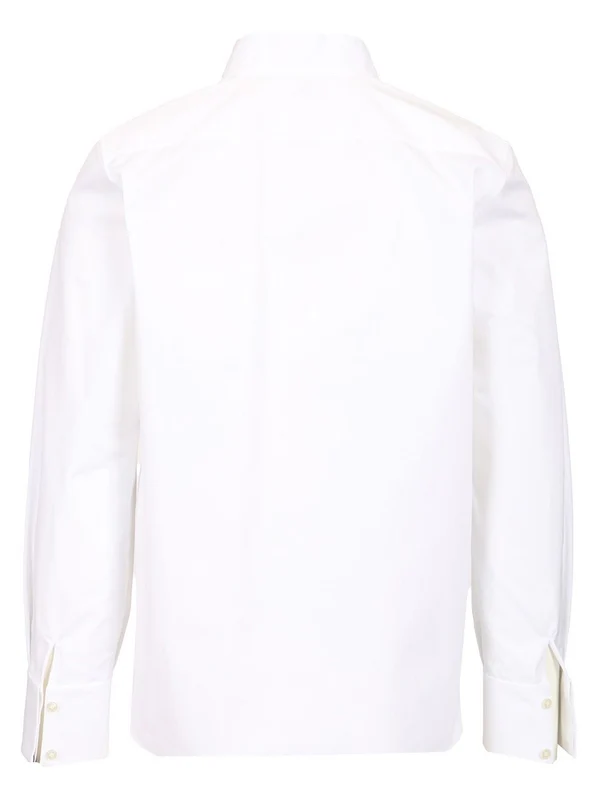 Wing Collar Cotton Shirt - Image 2