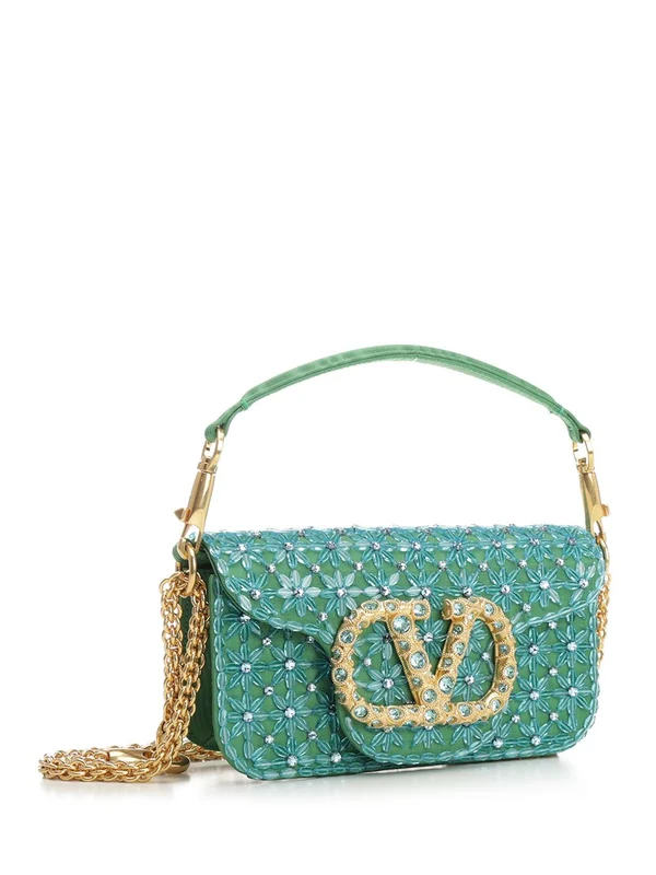 Loco Jewel Embellished Small Shoulder Bag - Image 2