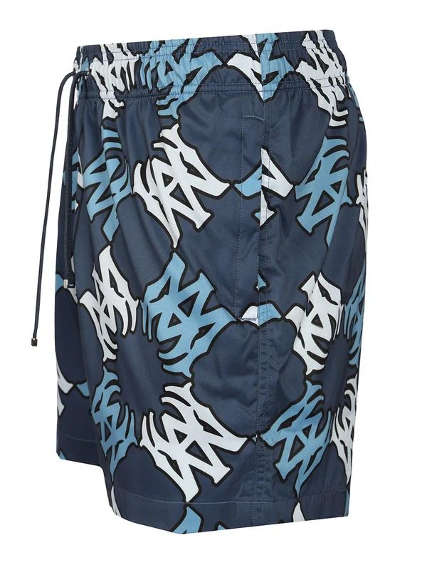 Allover Logo Nylon Swim Shorts - Image 3