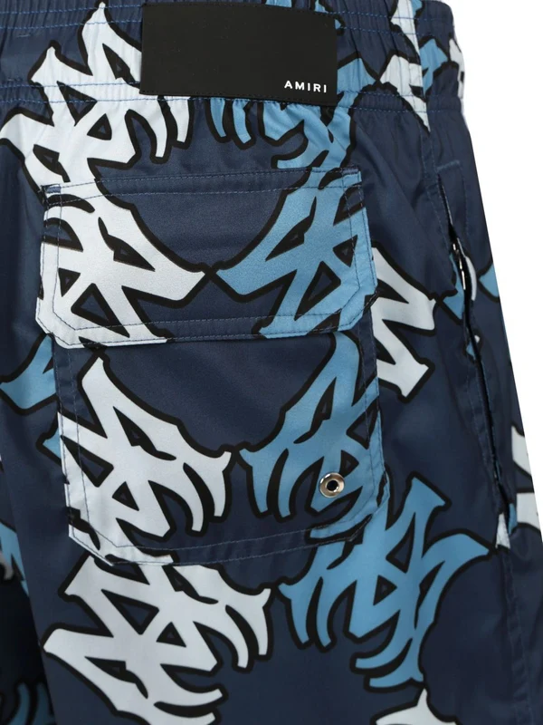 Allover Logo Nylon Swim Shorts - Image 4