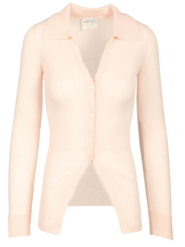 Super Fine Wool Polo Cardigan - Image 2