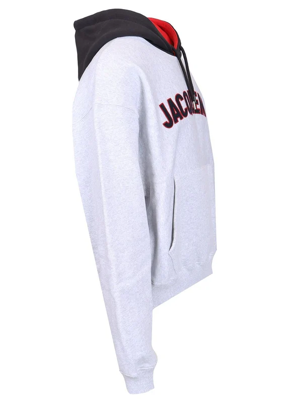 Logo Printed Baseball Hoodie - Image 3