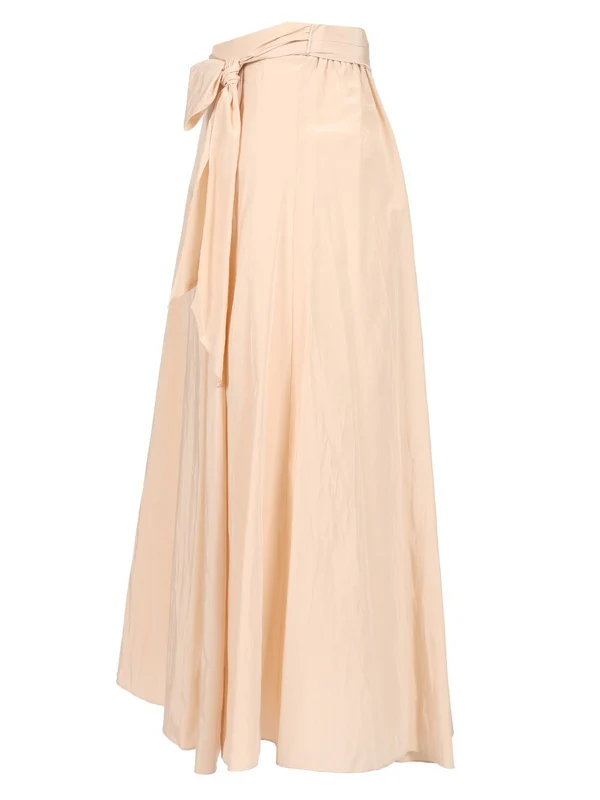 Taffeta Midi Skirt - Image 3