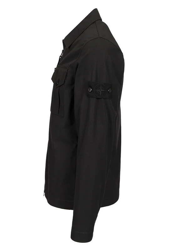 Wappen Patch Shirt Jacket - Image 3