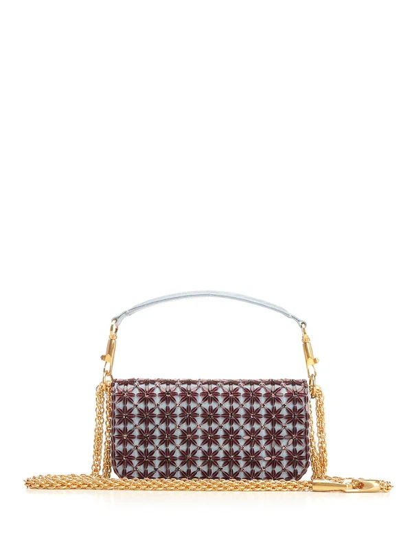 Loco Jewel Embellished Small Shoulder Bag - Image 3