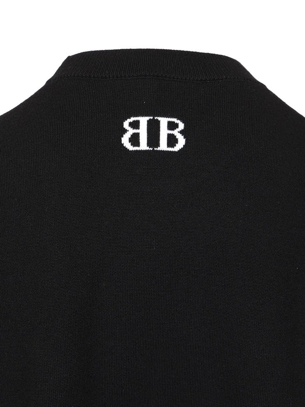 Oversized Wool Cotton Sweater - Image 4