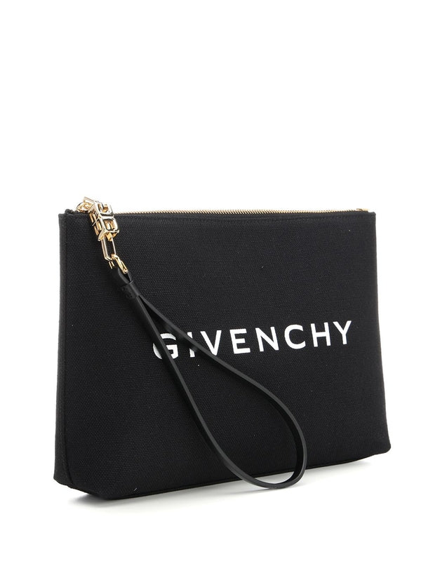 Logo Printed Fabric Pouch - Image 2