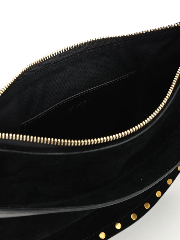 Oskan Suede Hobo Shoulder Bag - Image 4