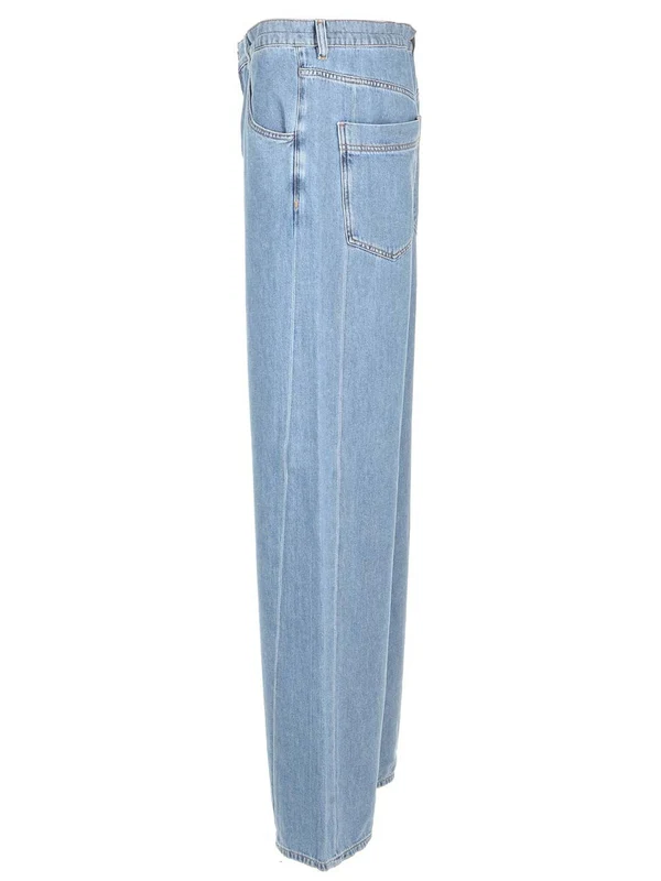 Iris Fluid Denim Pants - Image 3