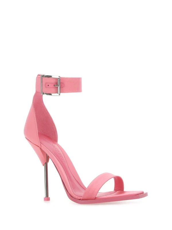 Anklet Satin Sandal Heelss - Image 2