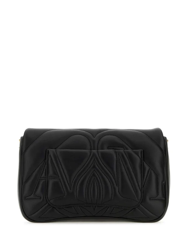 Seal Leather Chain Shoulder Bag - Image 3
