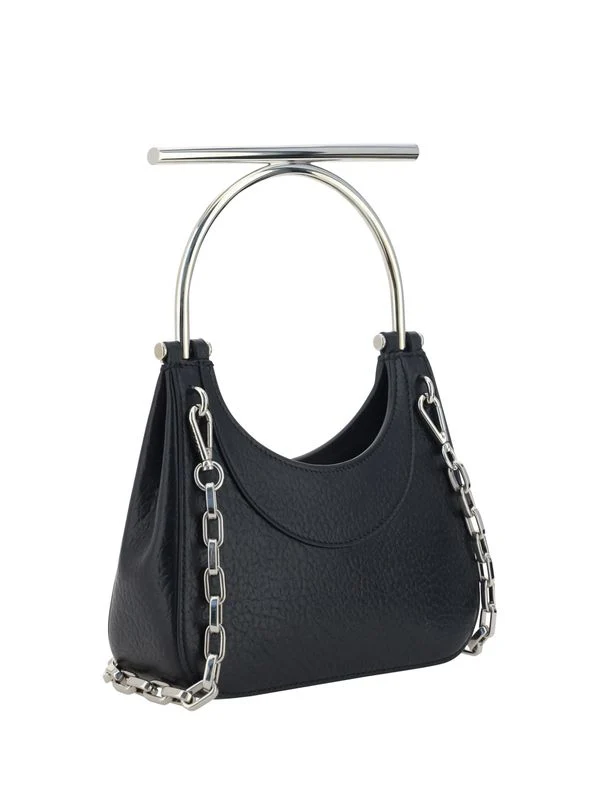 Metal Logo Handle Mini Crossbody Bag - Image 3