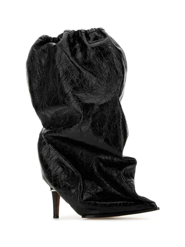 Bag 105 Leather Mid Boots Heelss - Image 2