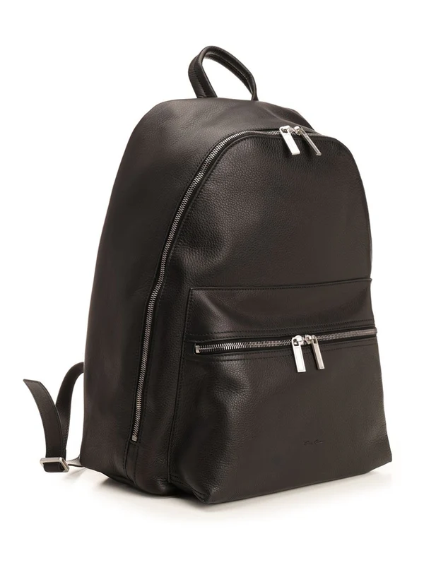 Black Leather Backpack - Image 2