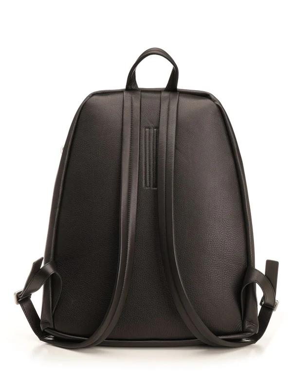 Black Leather Backpack - Image 3
