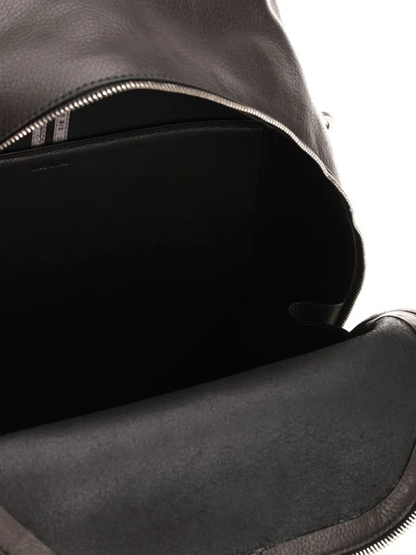Black Leather Backpack - Image 4