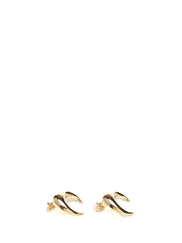 Moon Gold-tone Earrings - Image 2