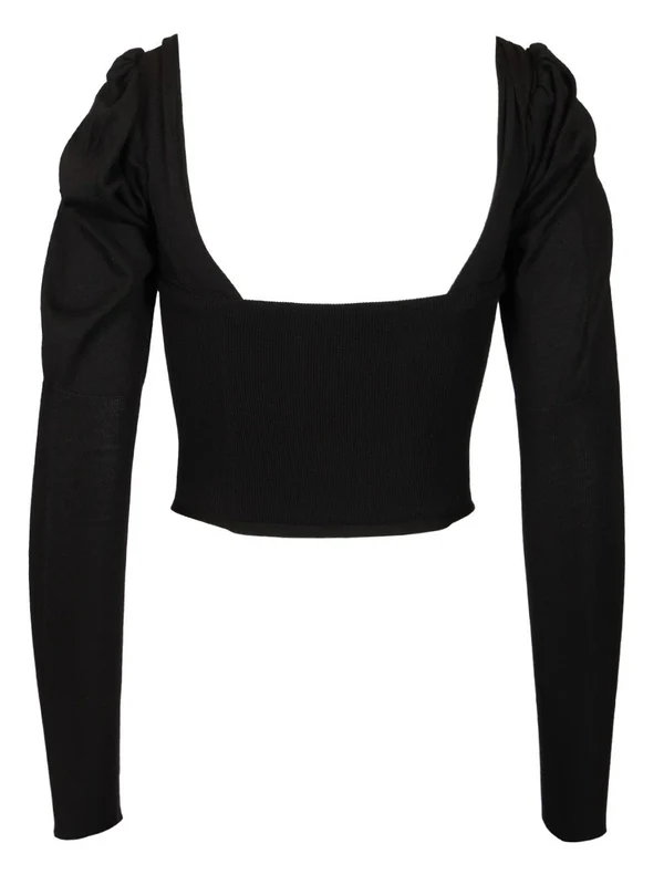 Bea Wool Silk Corset Top - Image 3