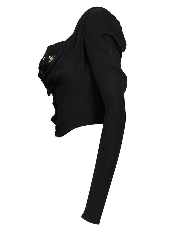 Bea Wool Silk Corset Top - Image 4