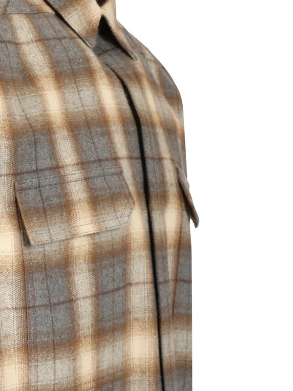 Check Pattern Sleeveless Shirt - Image 4