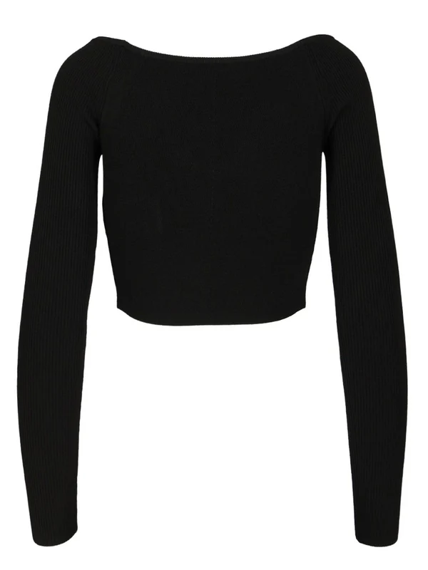 Vera Crop Long Sleeve Top - Image 2