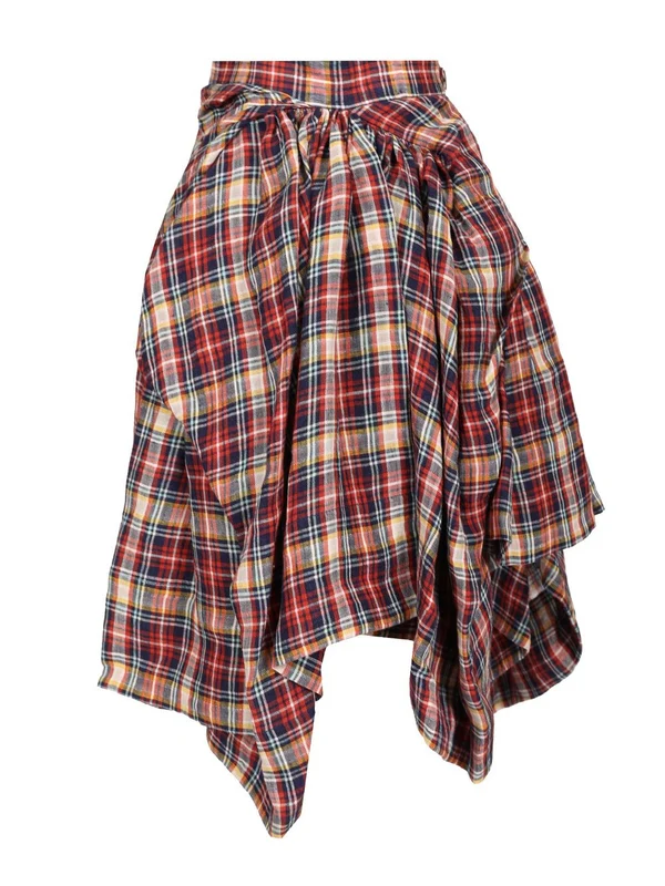 Nymph Check Pattern Skirt - Image 4