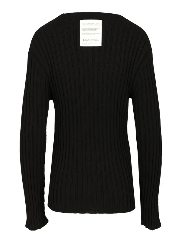 Rib Crewneck Cotton Knit - Image 2