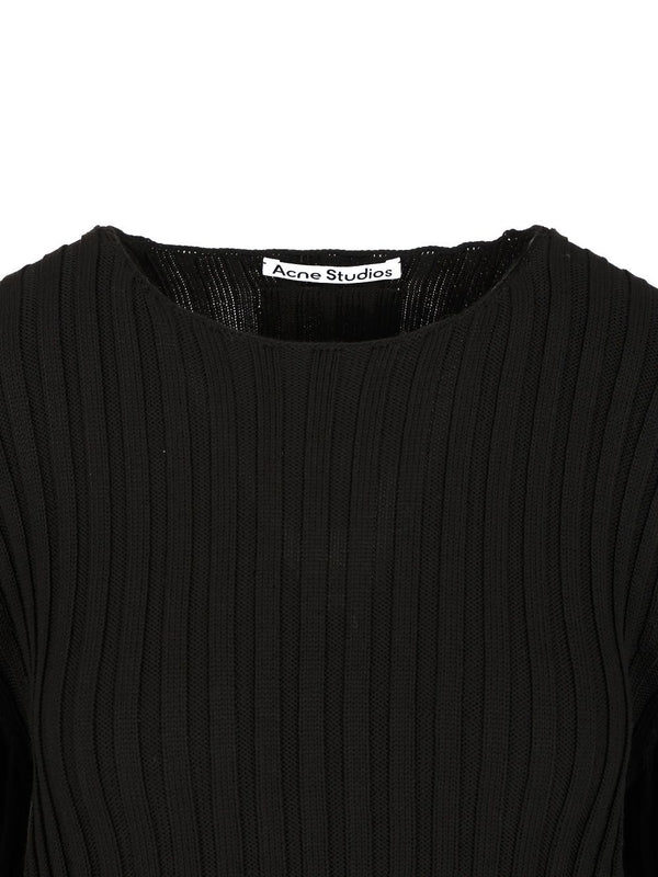 Rib Crewneck Cotton Knit - Image 4
