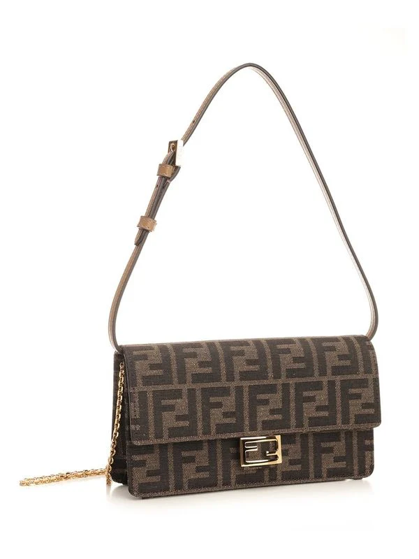 Baguette FF Jacquard Logo Shoulder Bag - Image 2